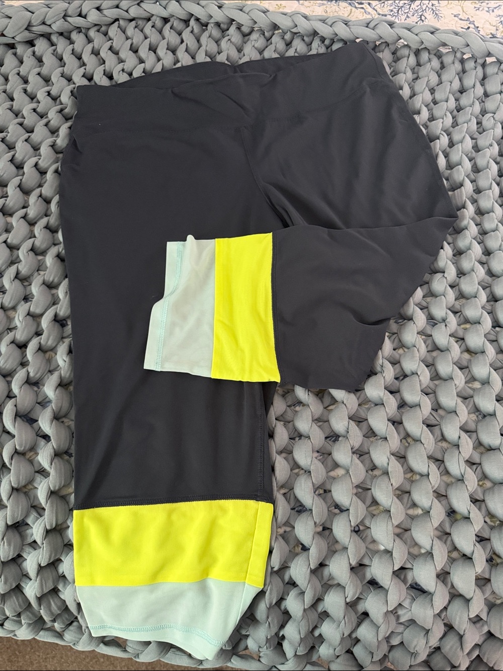 Livi Active Black Performance Leggings with White Logo
